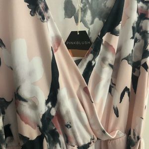 Pink Blush Maternity Dress